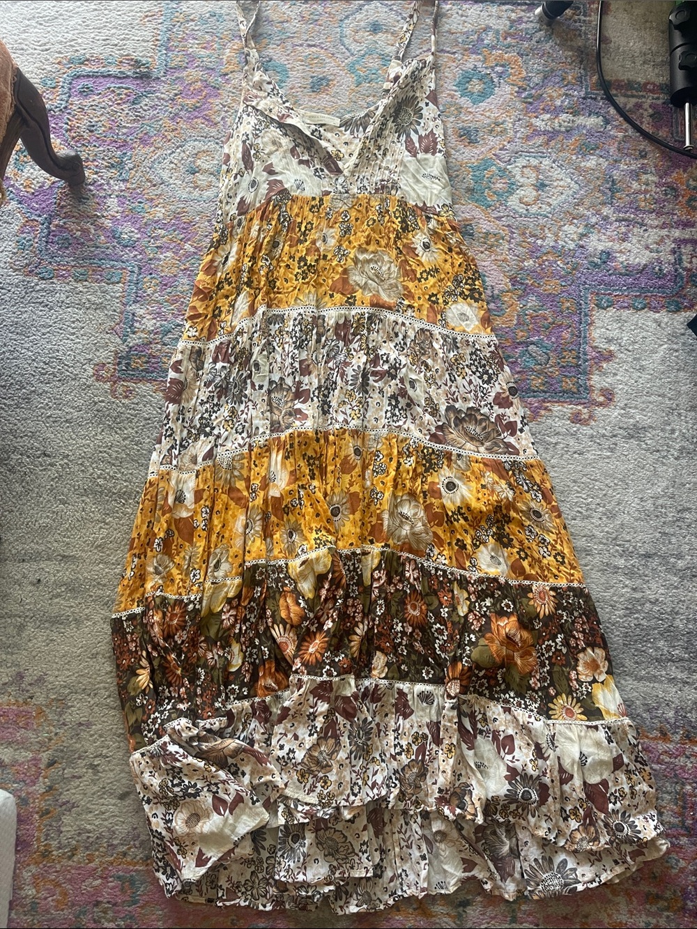 Spell and the gypsy flowy dress good use condition size XXS